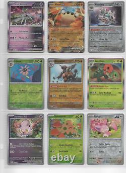 Lot de cartes Pokémon / Holo rare / Holo inversé / État proche du neuf (31 cartes)