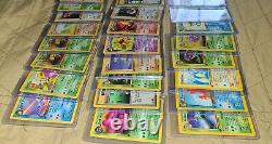 Lot de cartes Pokemon Holo vintage 30 1ère édition anglais WOTC non Holo Team Rocket+