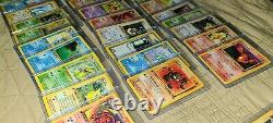 Lot de cartes Pokemon Holo vintage 30 1ère édition anglais WOTC non Holo Team Rocket+