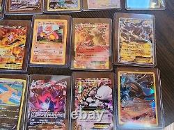 Lot de cartes Pokemon TCG Charizard Pikachu Boîte de collection Lunch Fossil Rare