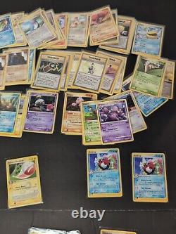 Lot de cartes Pokemon de 263 cartes TOUTES RARES Non-Holo de l'ère WOTC NM-LP TCG Valeur de 560 $