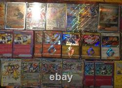 Lot de cartes Pokémon rares ×55 RARES SECRETS, Ex's, ARTS COMPLETS, Charizard Pikachu M/NM