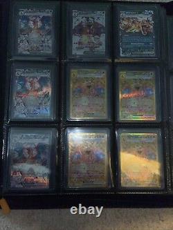 Lot de cartes Pokémon rares. Arts alternatifs. Charizards. Rayquaza. Umbreon. Beaucoup d'autres