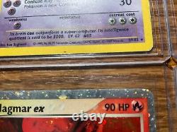 Lot de cartes Pokemon rares et anciennes x14 cartes Charizard, Rayquaza, Lugia et plus