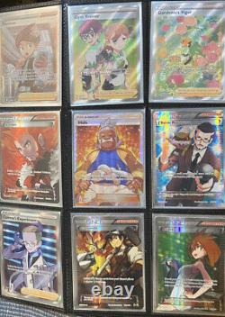 Lot de reliure WOTC Rainbow Secret Rare Full Art Holo Shadowless Gold Pokemon Cards