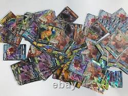 Lot en gros de cartes Pokemon 100 ULTRA RARE V/GX/EX seulement Liquidation Réelle