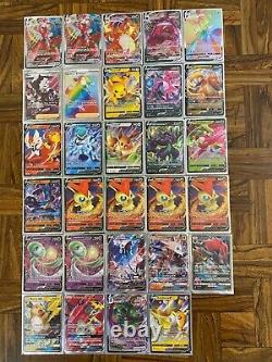 Lot mixte de cartes à collectionner Pokémon rares/ultra rares 29 cartes holo Charizard Lumineon