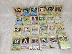 Lot rare de 248 cartes Pokémon 60 HOLOS/1ÈRE ÉDITION/Jeux de base Excellente condition