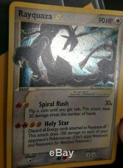 Lp Rayquaza Gold Star 107/107 Ex Deoxys Holo Rare Carte Pokemon