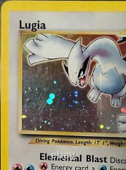 Lugia 9/111 Néo Génésis Joué Vintage Wotc Carte Pokemon 2000 TCG