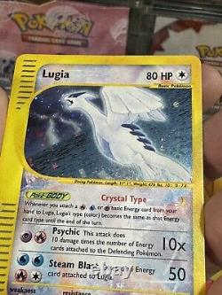 Lugia Cristal 149/147 Secret Rare Aquapolis Carte Pokémon Vintage WOTC