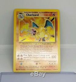 Mint Holo Fond Perdu Charizard Base Rare Ensemble Collection Holo Carte Pokemon 4/102