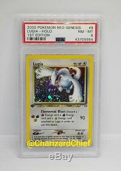 Monnaie Première Édition Lugia Holo Rare 9/111 Neo Genesis Set Carte Pokémon 1er Ed Psa