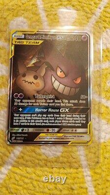 PACK FRESH Pokemon Gengar & Mimikyu GX Équipe Tag Alt Art SM Team Up 165/181