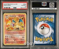 PSA 10 GEM MINT Dracaufeu 003/034 Jeu de cartes à échanger Classique Holo Pokémon 2023