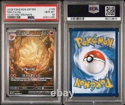 PSA 10 GEM MINT Ninetales Illustration Rare Obsidian Flames Pokemon Card 199/197<br/>	 <br/>PSA 10 GEM MINT Ninetales Illustration Rare Obsidian Flames Carte Pokemon 199/197