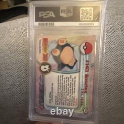 PSA 9 MINT Spectra Snorlax #143 Pokémon 2000 Topps Chrome Holo Rare