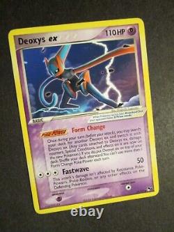 Pl Pokemon(non-holo) Deoxys Ex Card (série Pop-4) 17/17 Ultra Rare Promo Jeunesse