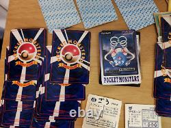 Pocket Monster Pokemon Cards Vintage 1995-1996 Stickers Lot Énorme Rare