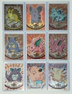 Pokemon 1999 Série 1 Topps Set Base Complète Lot De 76 Cartes, 13 Séries Tv Rare