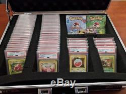 Pokemon 1st Editon Psa 10 Cards - Ensemble De Jungle Original (1999) (56 Cartes Sur 64)