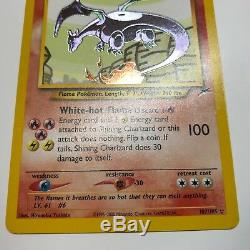 Pokémon 1x Charizard Brillant 107/105 Holo Rare Card Néo Destiny Nm / Lp
