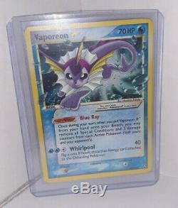 Pokemon 1x Vaporeon Gold Star 102/108 Ultra Rare Carte Ex Puissance Keepers Nm