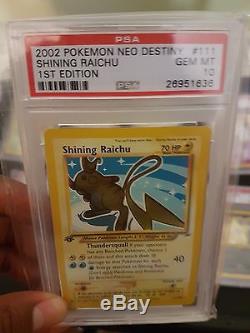 Pokemon 2002 Neo Destiny Shining Ultra Rare Cartes Psa 10 Gem Mint