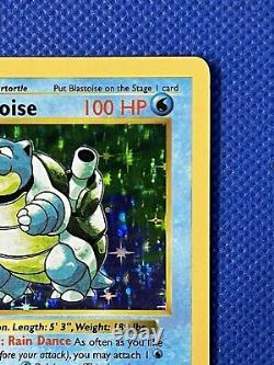 Pokemon Blastoise 2/102 Ensemble De Bases Rares Holo Sans Ombre 1999 Wotc Pokémon Nm