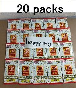 Pokemon Card 25th Anniversary Collection Promo Pack Japonais Non Ouvert 20 Packs