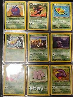 Pokemon Card Binder Collection Vintage Lot Holo/rare/1st Ed/shadowles 100+ Cartes
