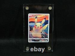 Pokemon Card Munch Pikachu Le Scream 288/sm-p Promo Avec Nouveau Boîtier D'affichage