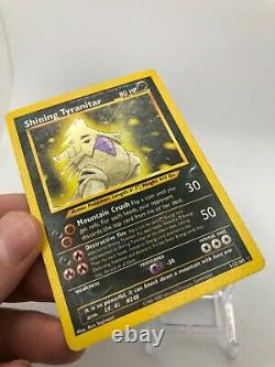 Pokémon Card Shining Tyranitar (secret Rare) 113/105 Lp Neo Destiny