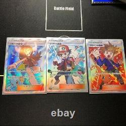 Pokemon Card Trainer Red & Green & Blue Sr Set 193/173 196/173 201/173 Sm12a