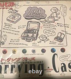 Pokemon Carte De Jeu Étui Japonais Vintage Usine Scellé! Très Rare