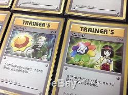 Pokémon Carte Japonaise Badge De Gym Holo 8 Cartes Ensemble Complet Xy-p 20th Prize Promo