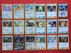 Pokemon Carte Set Ultra Prisme X147 Complet C / Unc / Rare / Holo Rare / Prisme Rare / Gx