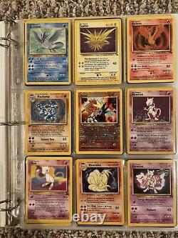 Pokemon Cartes Holo Vintage Rare Collection Classeur De Lot