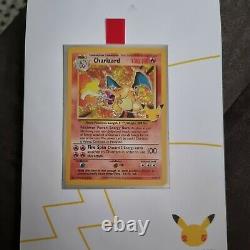 Pokemon Célébrations Charizard 4/102 Holo Rare Card 25e Anniversaire Pack Frais