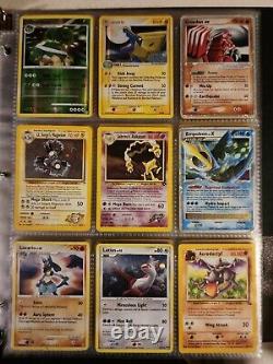 Pokemon Childhood Binder Vintage & Wotc Lot De Cartes Holos Rares Ex Lv. X, Etc.