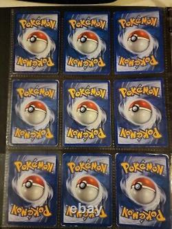 Pokemon Childhood Binder Vintage & Wotc Lot De Cartes Holos Rares Ex Lv. X, Etc.