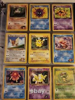 Pokemon Childhood Binder Vintage & Wotc Lot De Cartes Holos Rares Ex Lv. X, Etc.