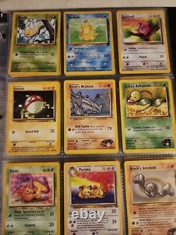 Pokemon Childhood Binder Vintage & Wotc Lot De Cartes Holos Rares Ex Lv. X, Etc.