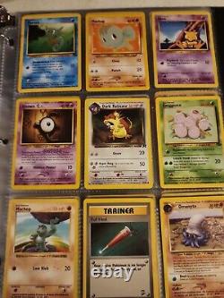 Pokemon Childhood Binder Vintage & Wotc Lot De Cartes Holos Rares Ex Lv. X, Etc.