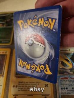 Pokemon Childhood Binder Vintage & Wotc Lot De Cartes Holos Rares Ex Lv. X, Etc.