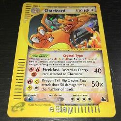 Pokemon Cristal Charizard 146/144 Holo Carte Rare Skyridge Nm