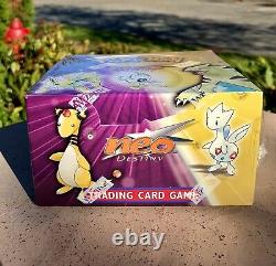 Pokemon Neo Destiny Booster Box Unlimited Factory Seled Mint Rare Tcg Jeu De Cartes