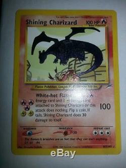 Pokemon Neo Destiny Shining Charizard Carte De Collection Pokémon 107/105 Holo Rare Tcg