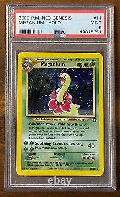 Pokemon Neo Genesis Meganium Psa 9 Mint Psa # 49815351