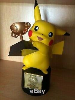 Pokemon Pikachu Trophy Champion Du Monde 2015 Demi-finaliste Tcg Card Game Rare